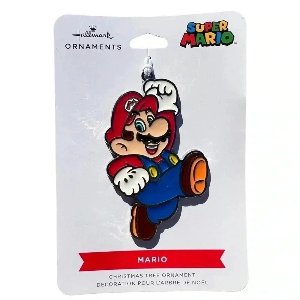 NEW HALLMARK/SUPER MARIO BROTHERS - Fun Mario - 2D Metal Christmas Ornament - Picture 2 of 6